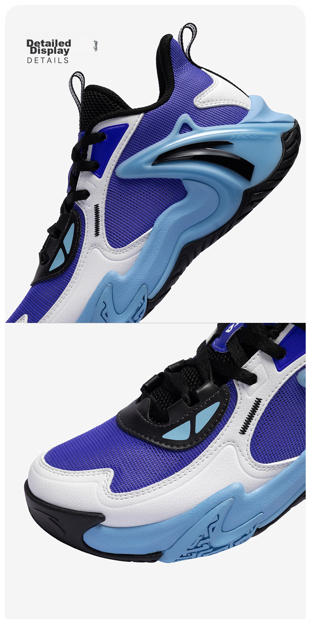 Anta Kids Boys Sports Shoes 2026 Summer Breathable Mesh Durable Basketball Shoes A12621112 20